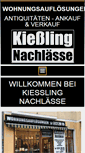 Mobile Screenshot of kiesslingnachlaesseberlin.de